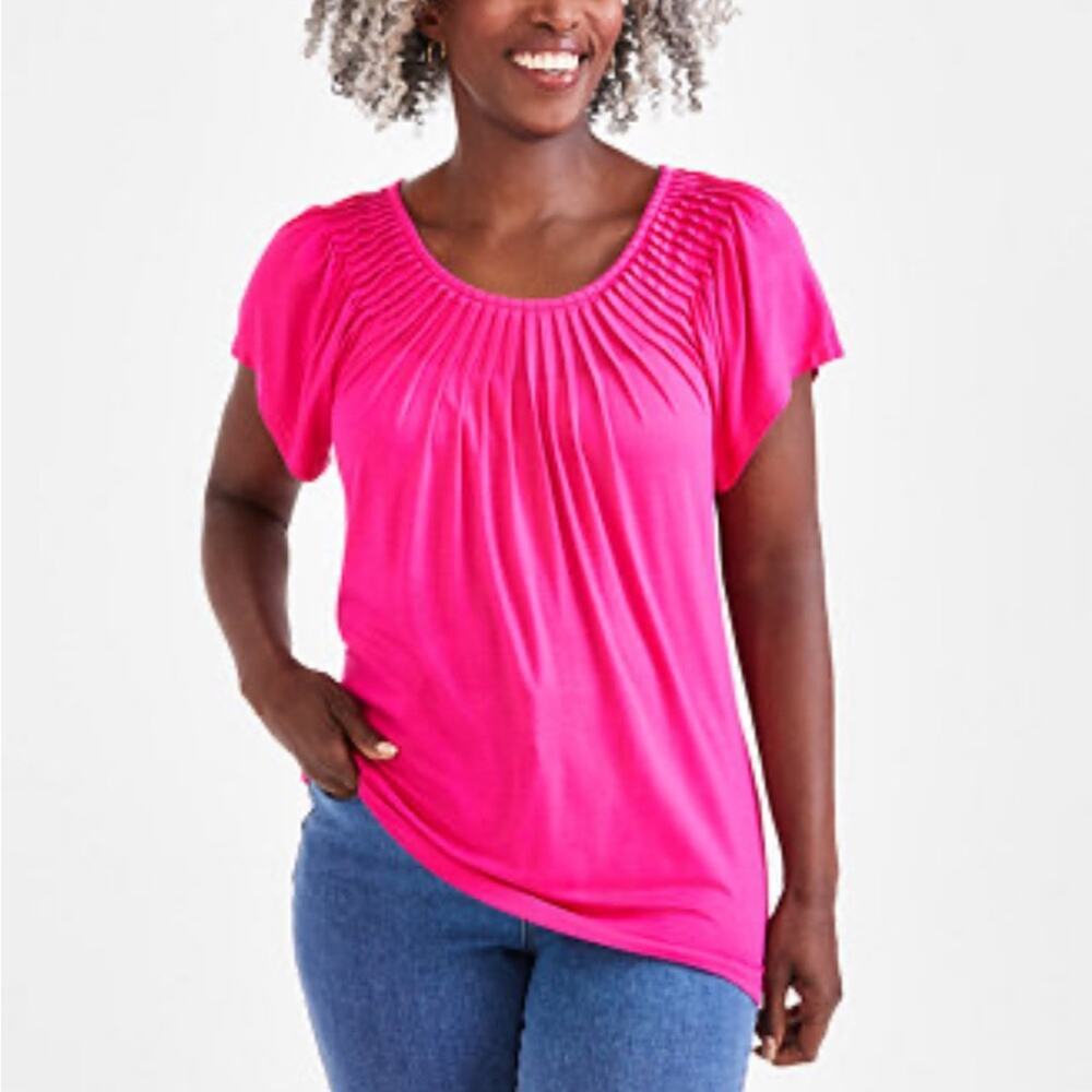 Kim Rogers Women's Pink Top
